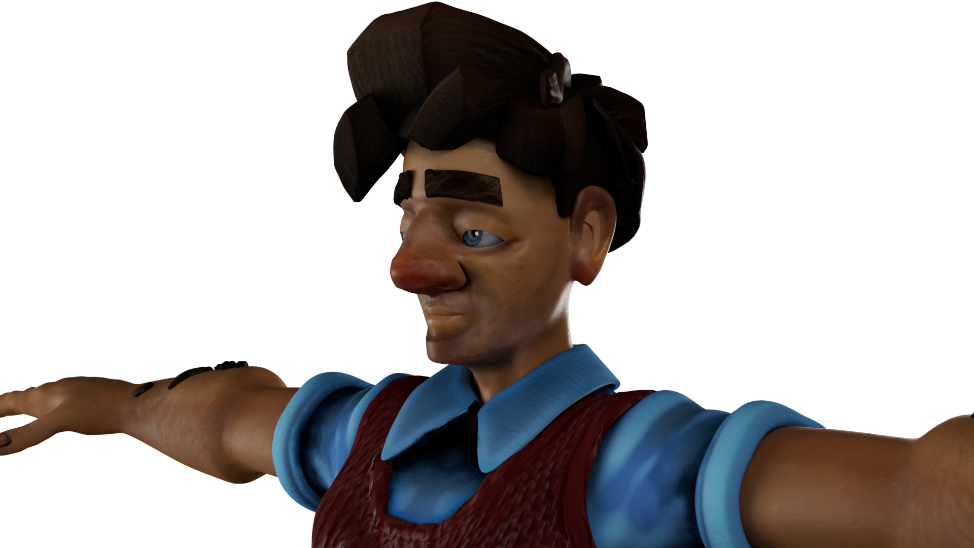 Hansie bust render